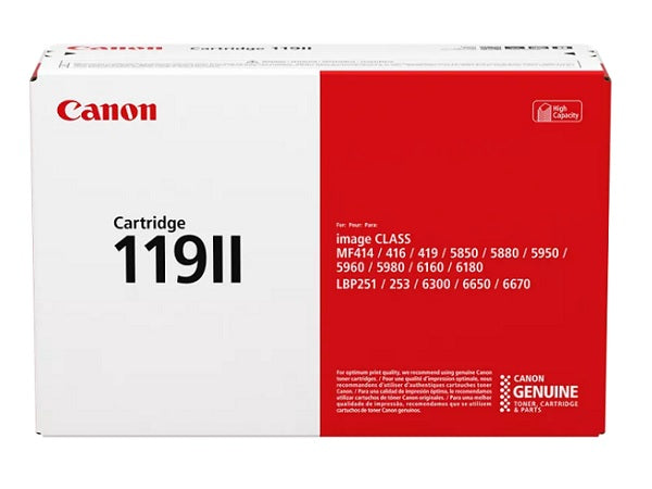 compatible with canon CRG-119II Black 2-pack-toner cartridge