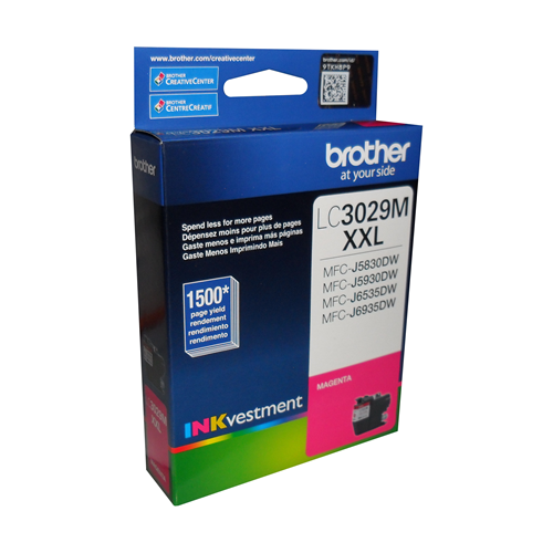 Brother LC3029MS Magenta INKvestment Tank Ink Cartridge, Super High Yield