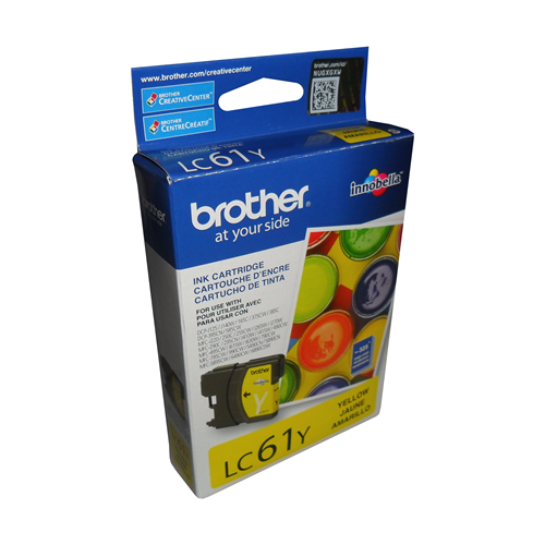 Brother LC61YS Innobella  Yellow Ink Cartridge, Standard Yield