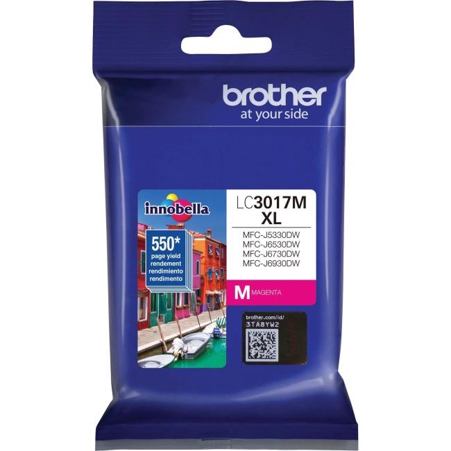 Brother LC3017MS Innobella  Magenta Ink Cartridge, High Yield
