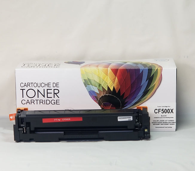 ctcf500x compatible hp black toner