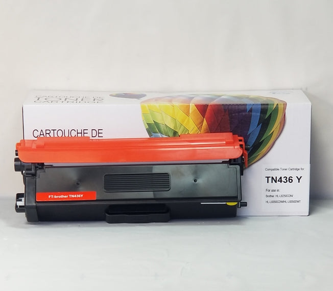 cttn436y compatible yellow brother toner
