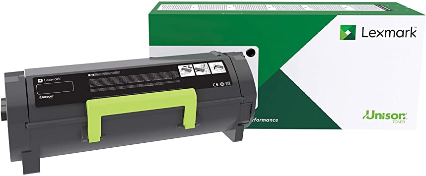 Lexmark MS321DN Black Toner Cartridge, High Yield 15K, Genuine OEM (56F1H00, 56F0H0G)