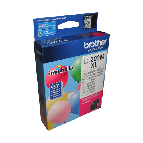 Brother LC203MS Innobella  Magenta Ink Cartridge, High Yield (XL Series)