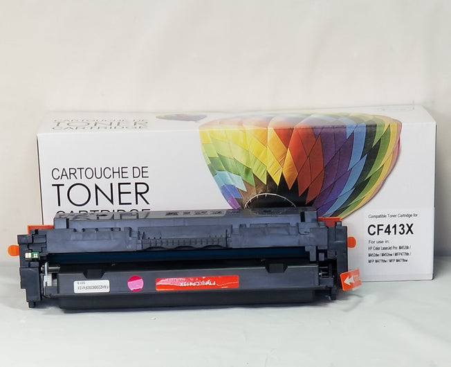 ctcf413x compatible hp #410x hy magenta toner for m452dn/m4
