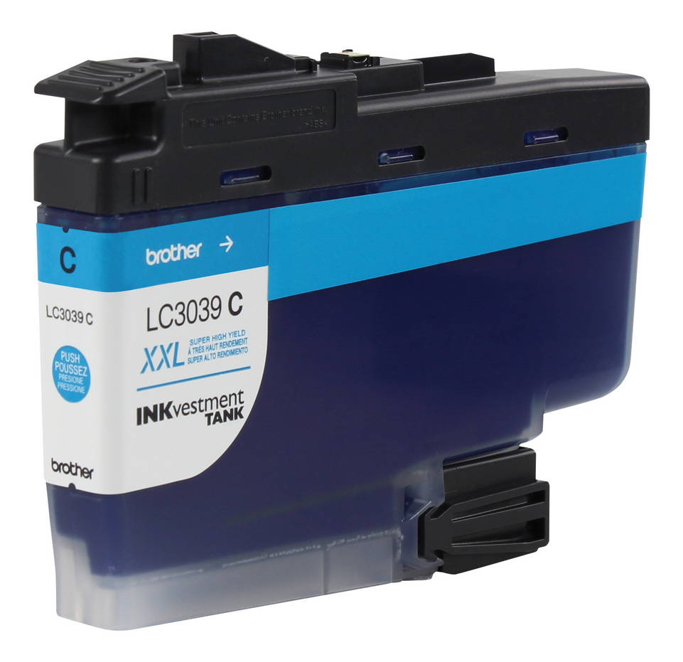 Brother LC3039CS Cyan INKvestment Tank Ink Cartridge, Ultra High Yield