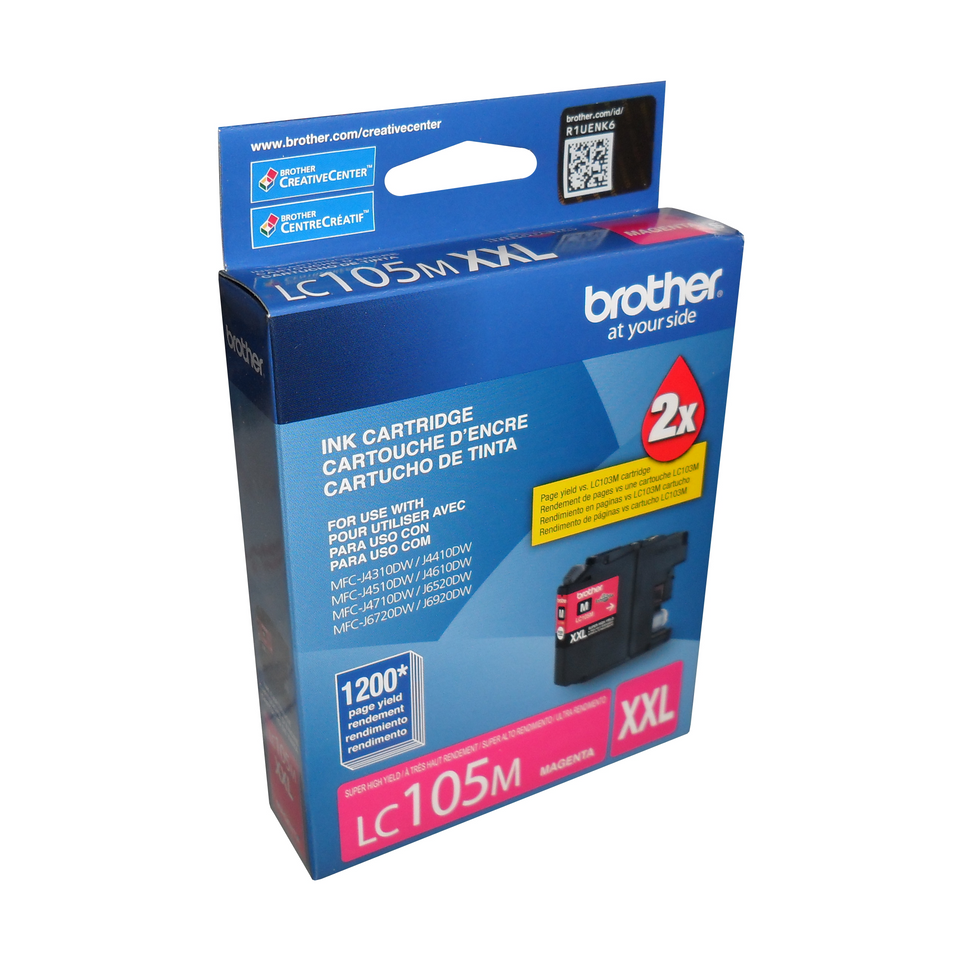 Brother LC105MS Innobella  Magenta Ink Cartridge, Super High Yield (XXL Series)