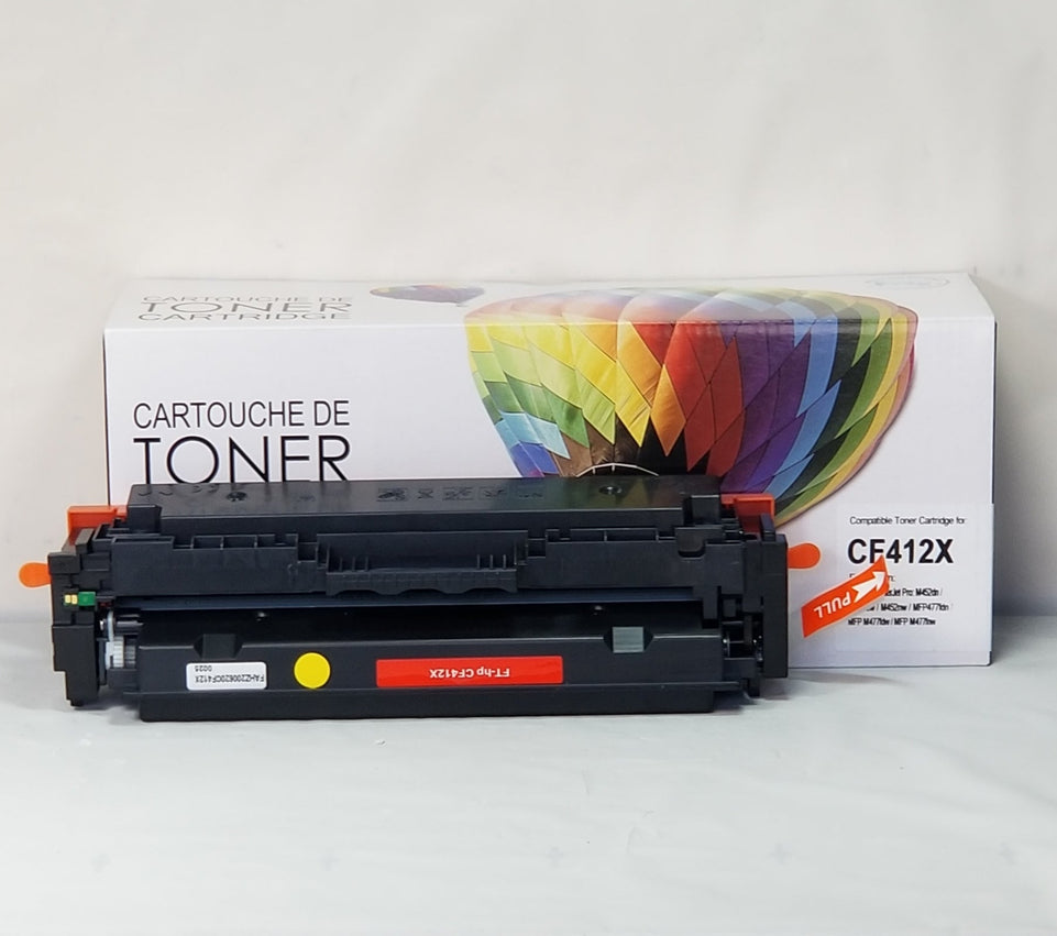 ctcf412x compatible hp #410x hy yellow toner for m452dn