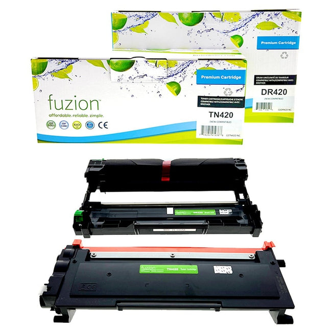 Brother TN420 / DR420 Compatible Toner & Drum Combo
