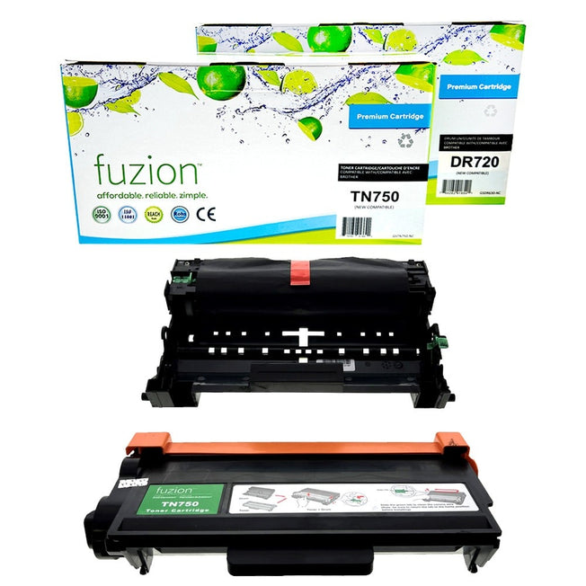 Brother TN750 / DR720 Compatible Toner & Drum Combotn750