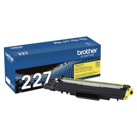 Brother tn-227y Yellow Toner Cartridge, High Yield, Genuine OEM