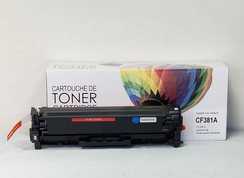 ctcf381a compatible hp #312a cyan toner for m476dn, m476dw