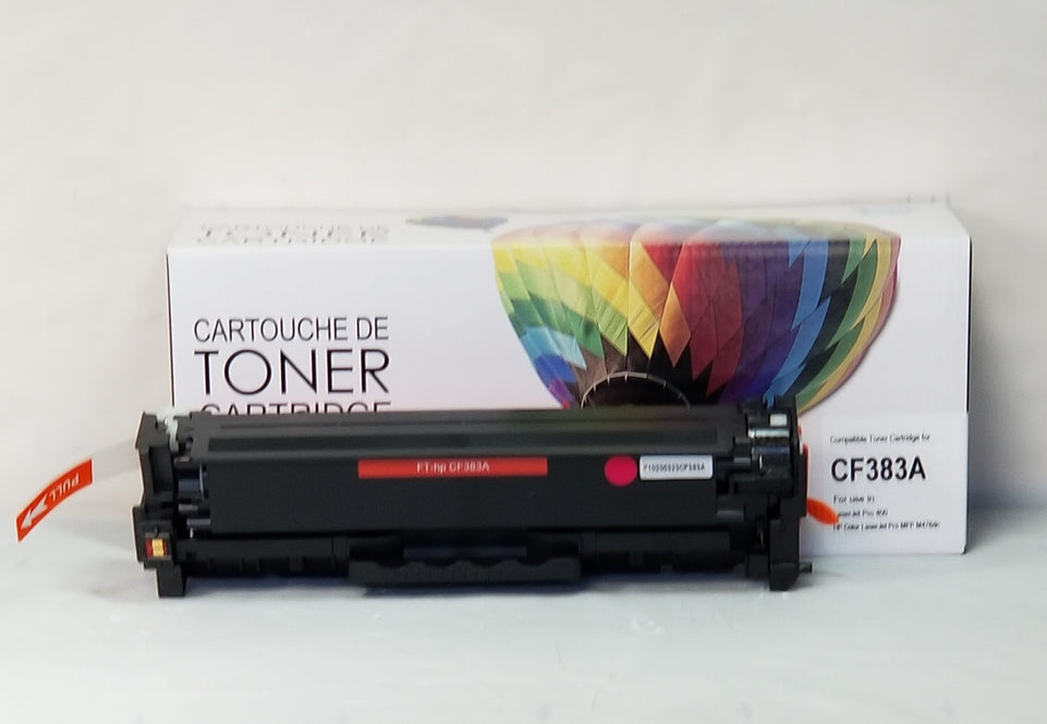 Compatible HP CF383A 312A Toner Cartridge Magenta 2.7K