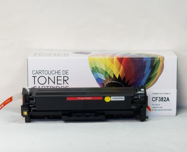 ctcf382a compatible hp #312a yellow toner for m476dn, m476d