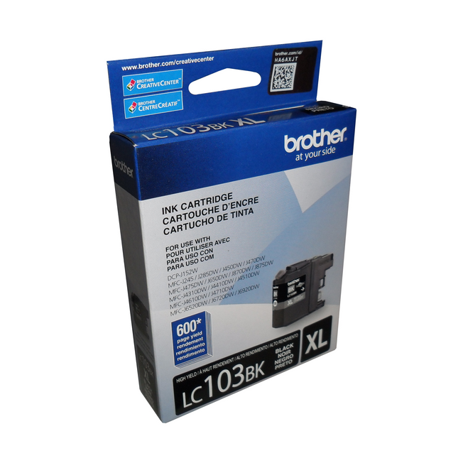 Brother LC103BKS Innobella  Black Ink Cartridge, High Yield (XL Series)