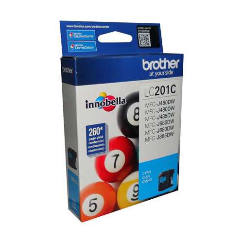 Brother LC201CS Innobella  Cyan Ink Cartridge, Standard Yield