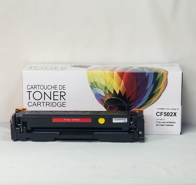 ctcf502x compatible hp yellow toner