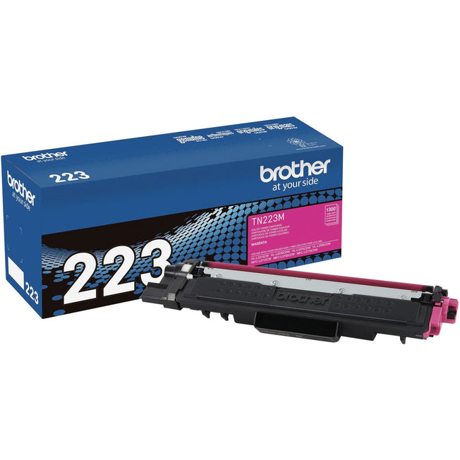 Brother tn-223m Magenta Toner Cartridge, Standard Yield, Genuine OEM