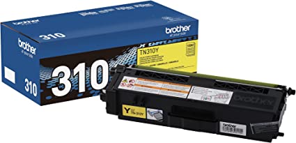 Brother TN310Y Yellow Toner Cartridge, Standard Yield