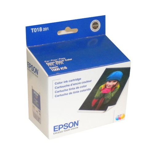T018201S EpsonTriColor Original Ink Cartridge