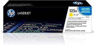 HP cb542a LaserJet CP1215 Yellow toner cartridge, Genuine OEM